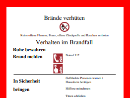 MST Brandschutz - Brandschutzbeauftragter, Brandschutzhelfer, Feuerlöschertraining - Südkirchen - Brandschutzordnung